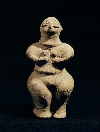 Estatua de una diosa, 6º milenio a.C. de Mesopotamian